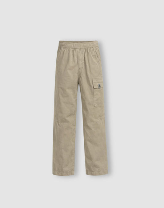 Gini and Jony Boys White Cotton Trouser Fixed Waist