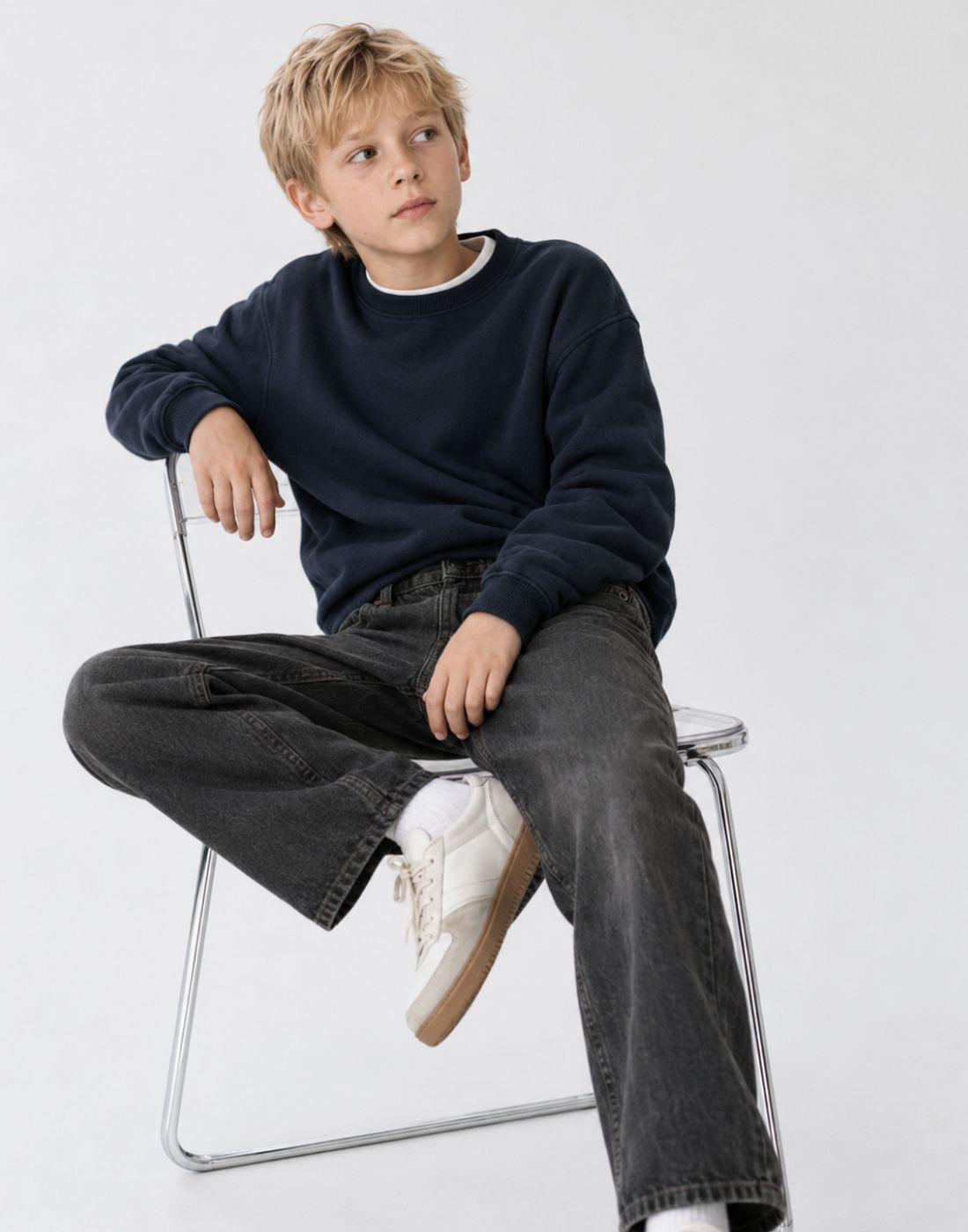 Boys Brown Cotton Woven Trouser