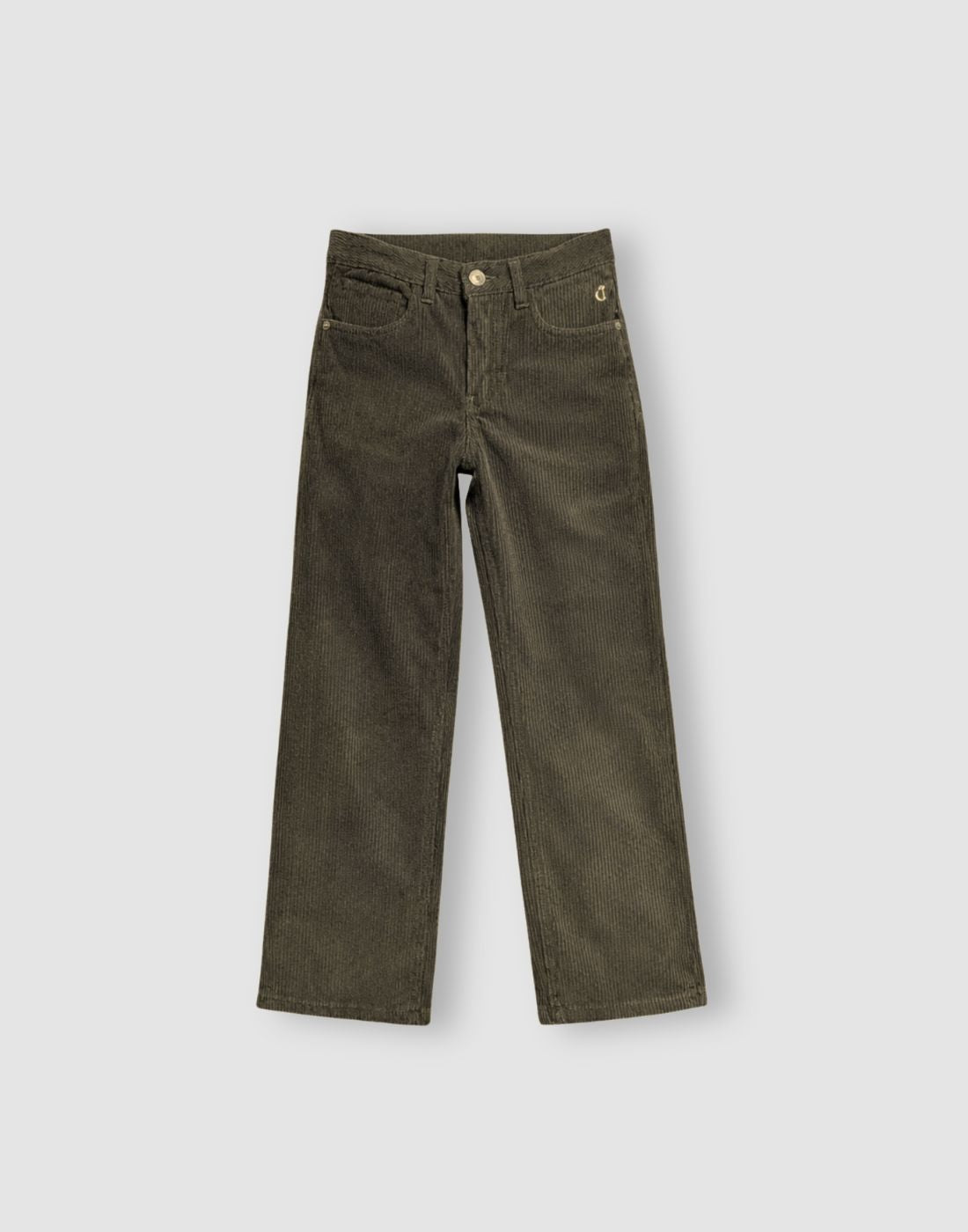 Boys Brown Cotton Woven Trouser