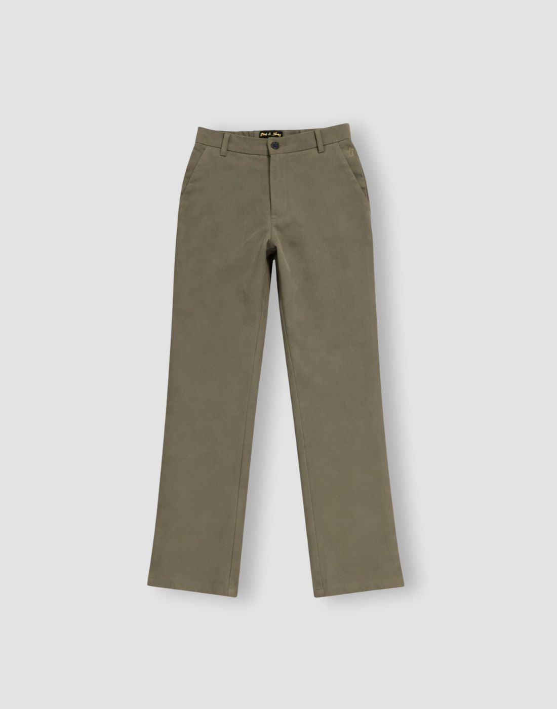 Boys Tan Cotton Woven Trouser