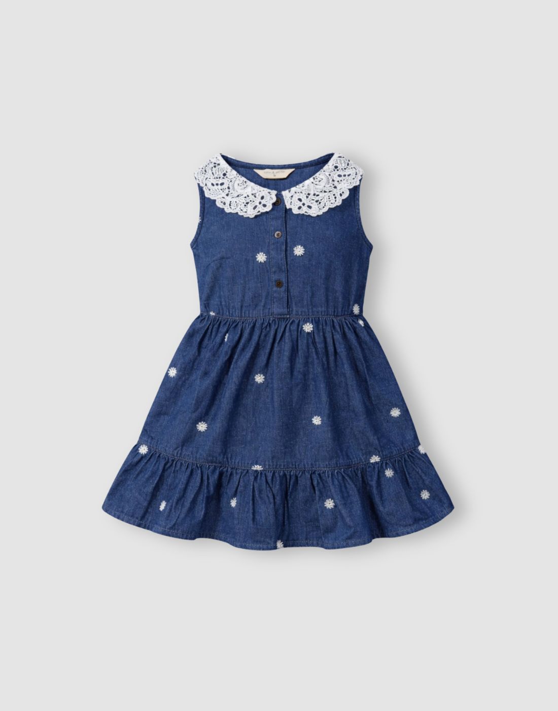 Gini and Jony Girls Navy Blue Dress