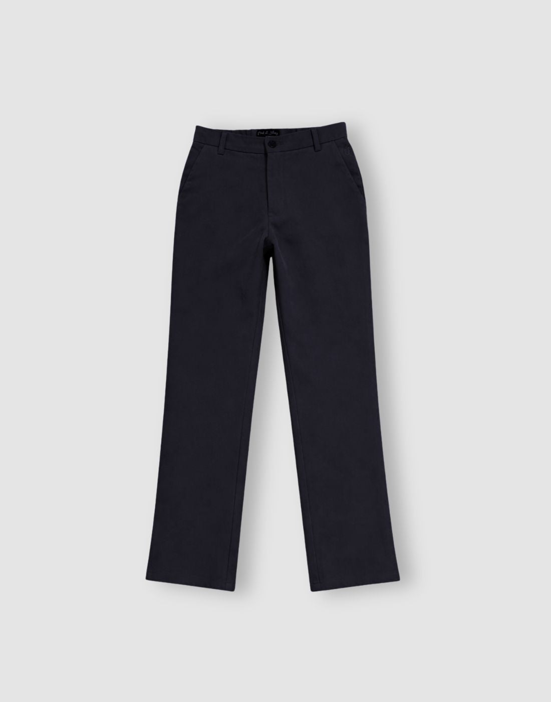 Boys Black Cotton Woven Trouser