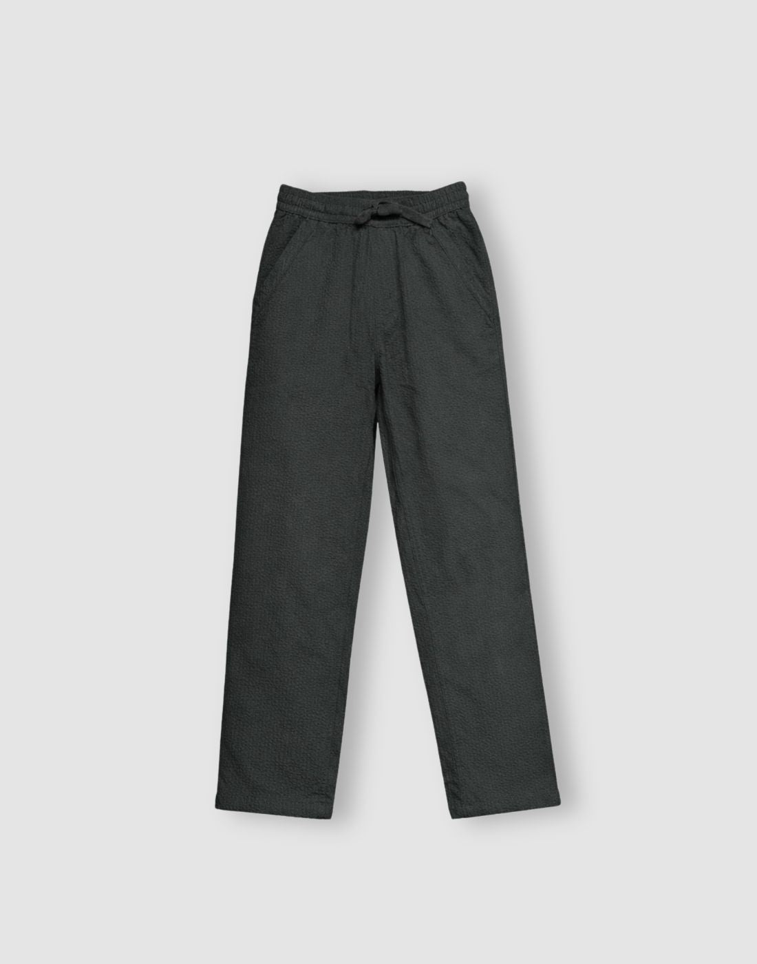 Boys Dark Grey Cotton Woven Trouser