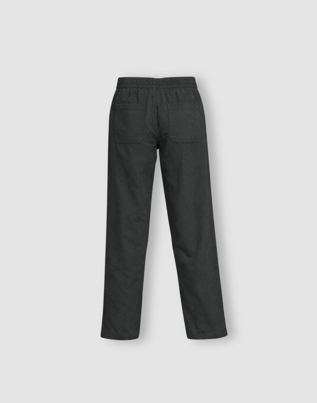 Boys Dark Grey Cotton Woven Trouser