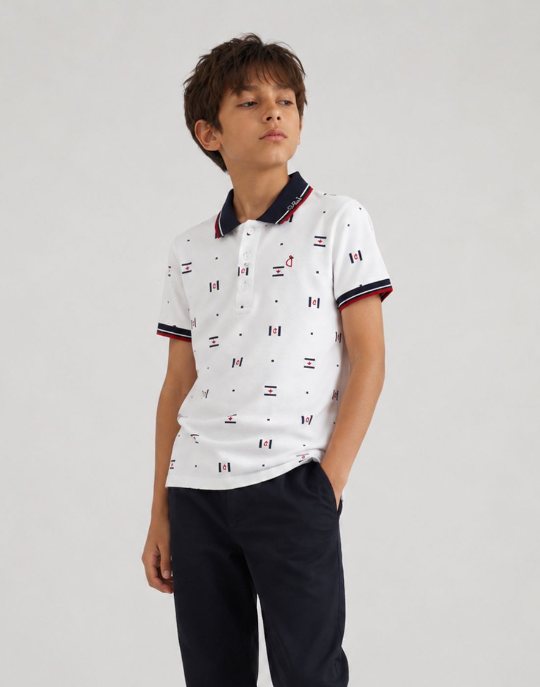 White Polo T-Shirt