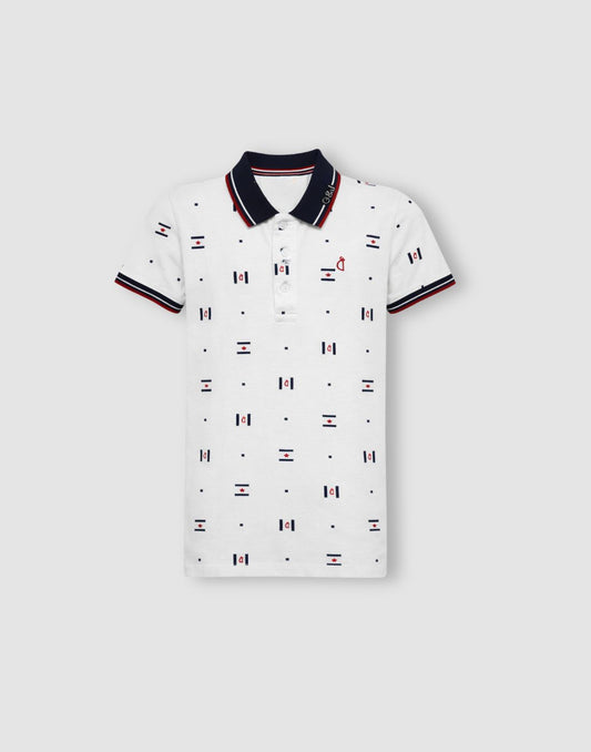 Gini and Jony Boys White Polo T-Shirt