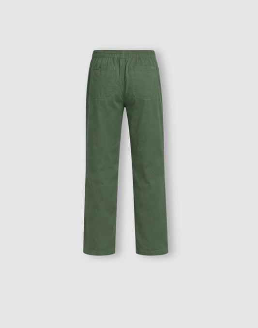 Gini and Jony Boys Olive Cotton Trouser Fixed Waist