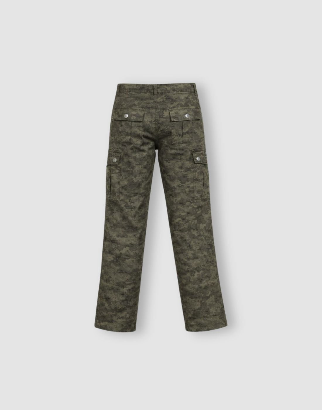 Boys Olive Cotton Woven Trouser