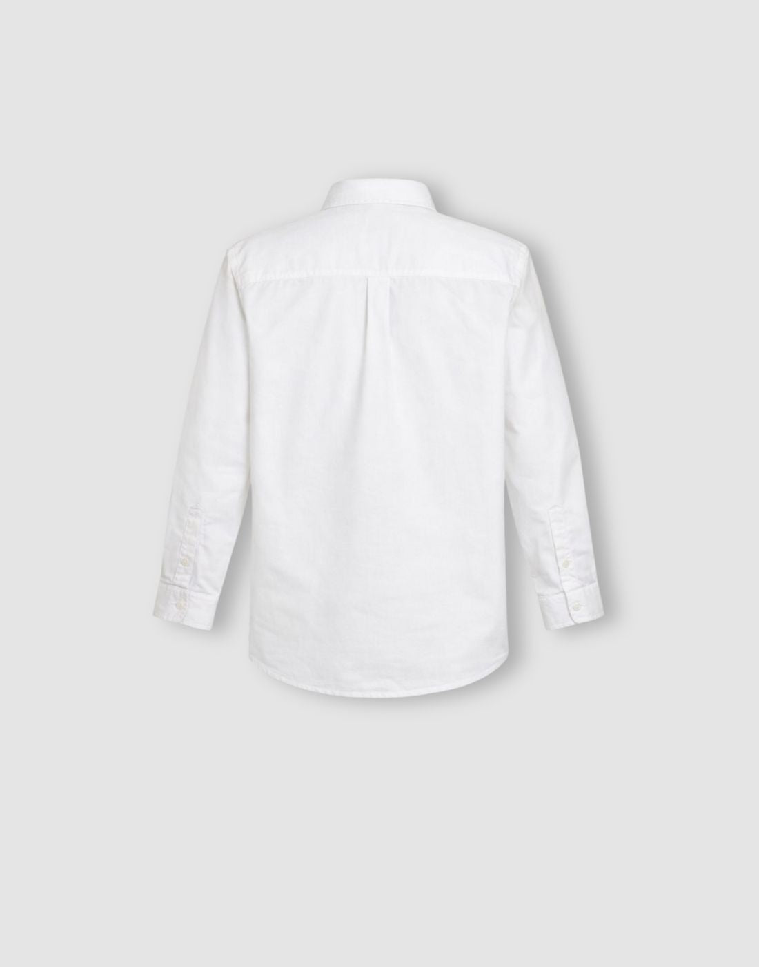 Gini and Jony Boys White Textured Shirt Full Sleeves
