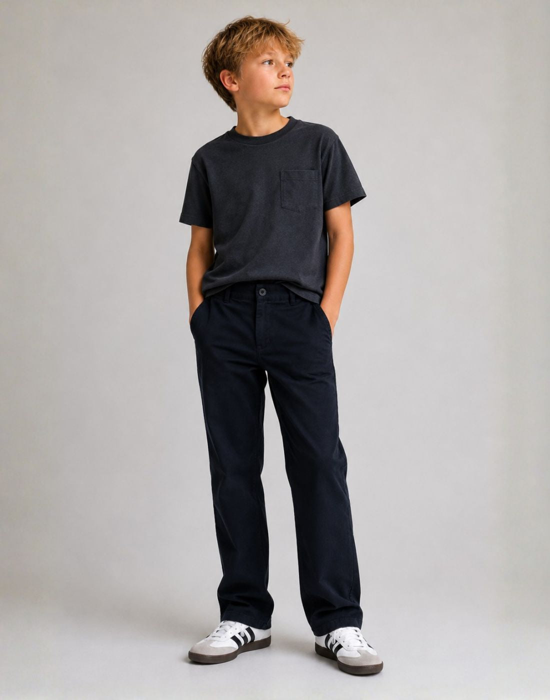 Boys Black Denim Woven JEANS