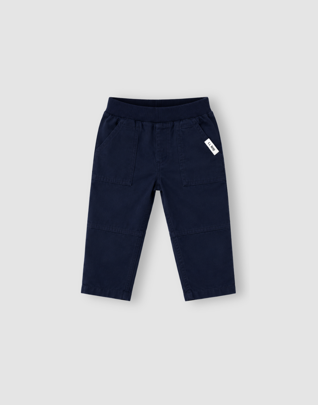 GJ Baby Boys Navy Cotton Fitted TROUSER