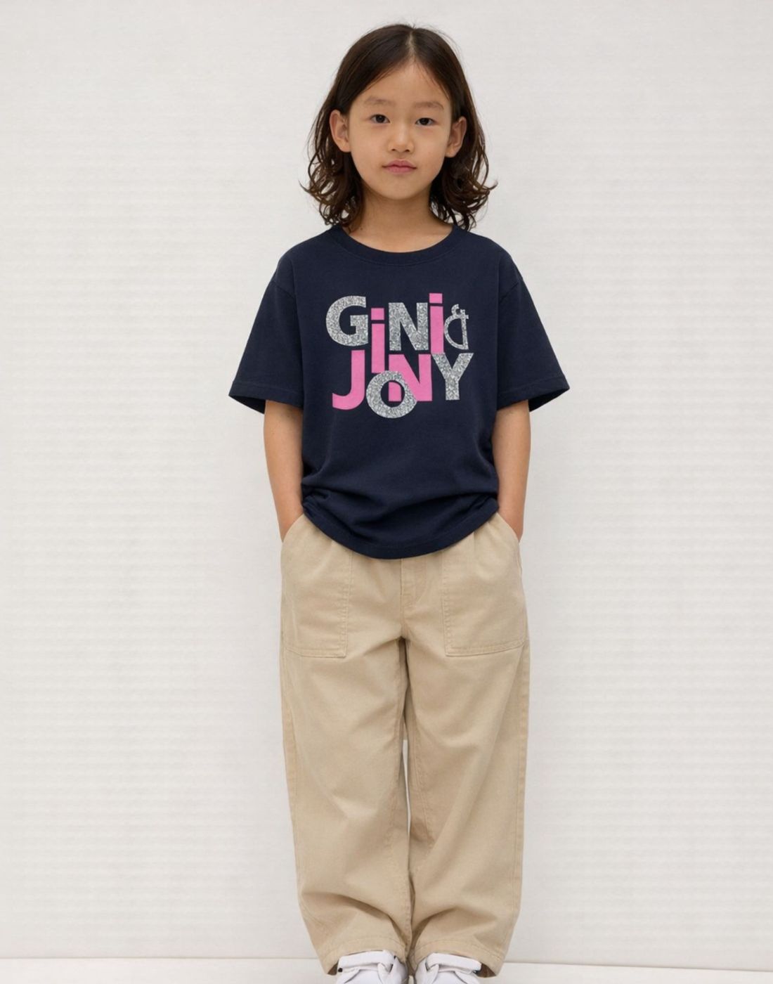 Gini and Jony Girls Black Knits Top