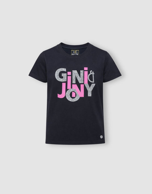Gini and Jony Girls Black Knits Top