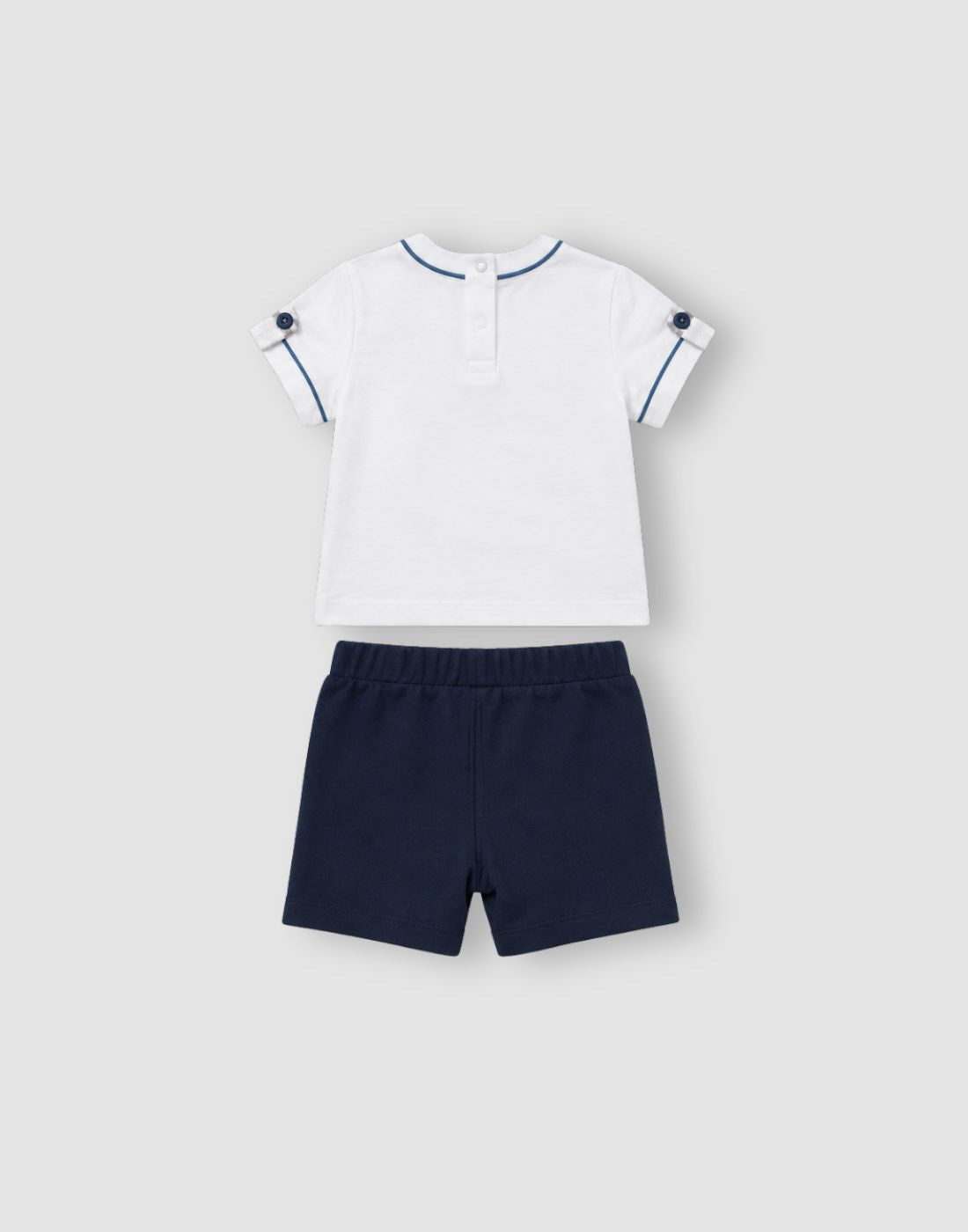GJ Baby Boys Cotton Graphic Print Co-Ord Set