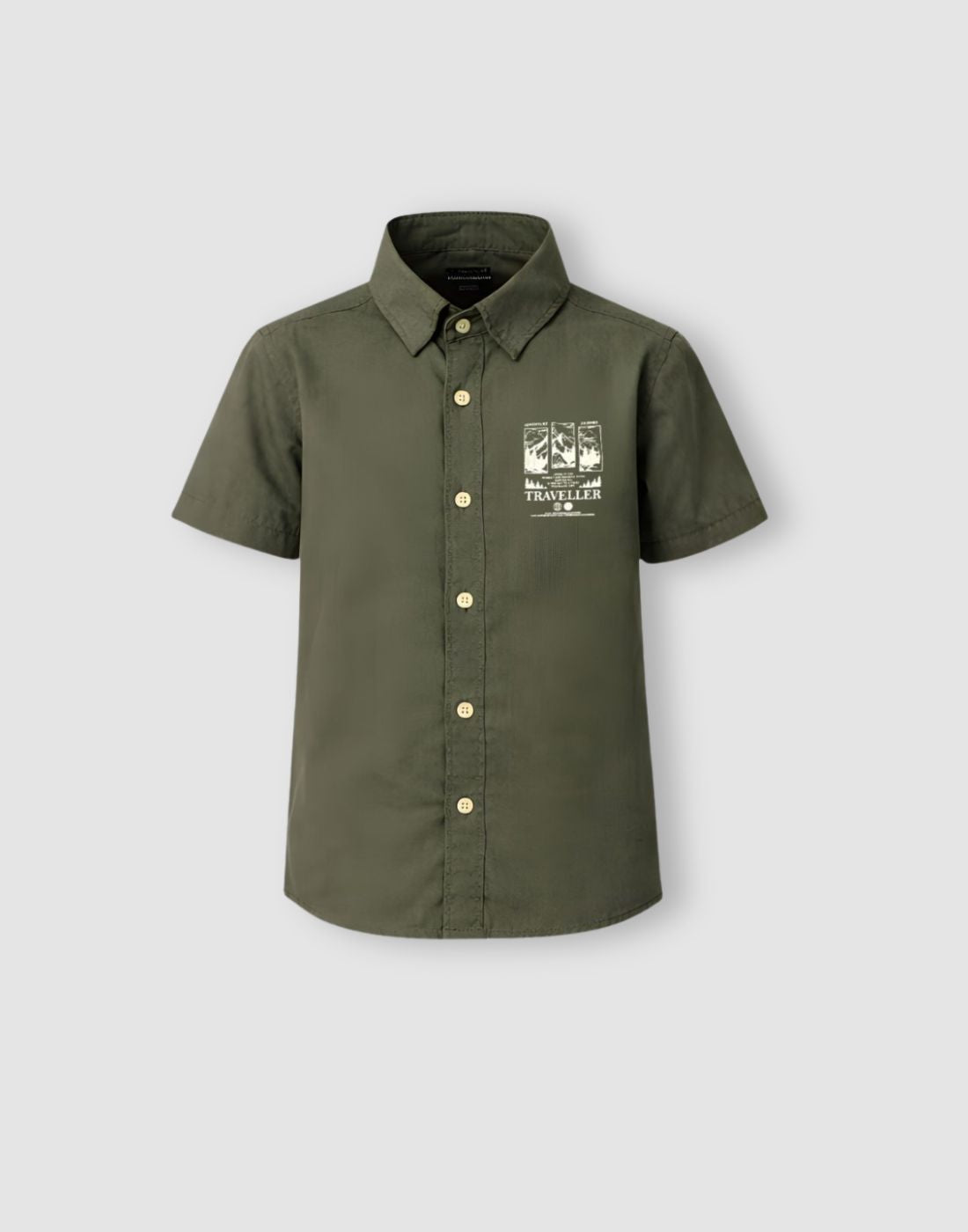 Gini and Jony Boys Green Shirt