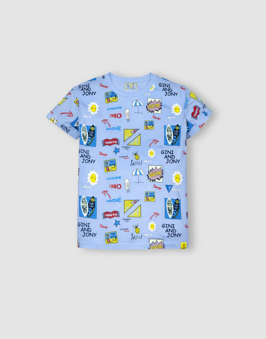 Gini and Jony Boys Blue T-Shirt