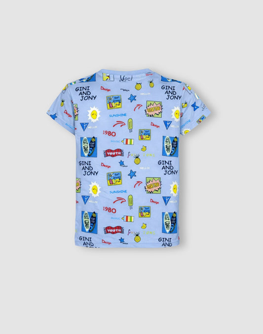 Gini and Jony Boys Blue T-Shirt
