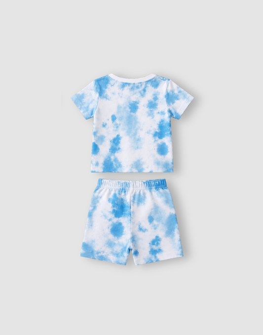 GJ Baby Boys Cotton Printed Co-Ord Set