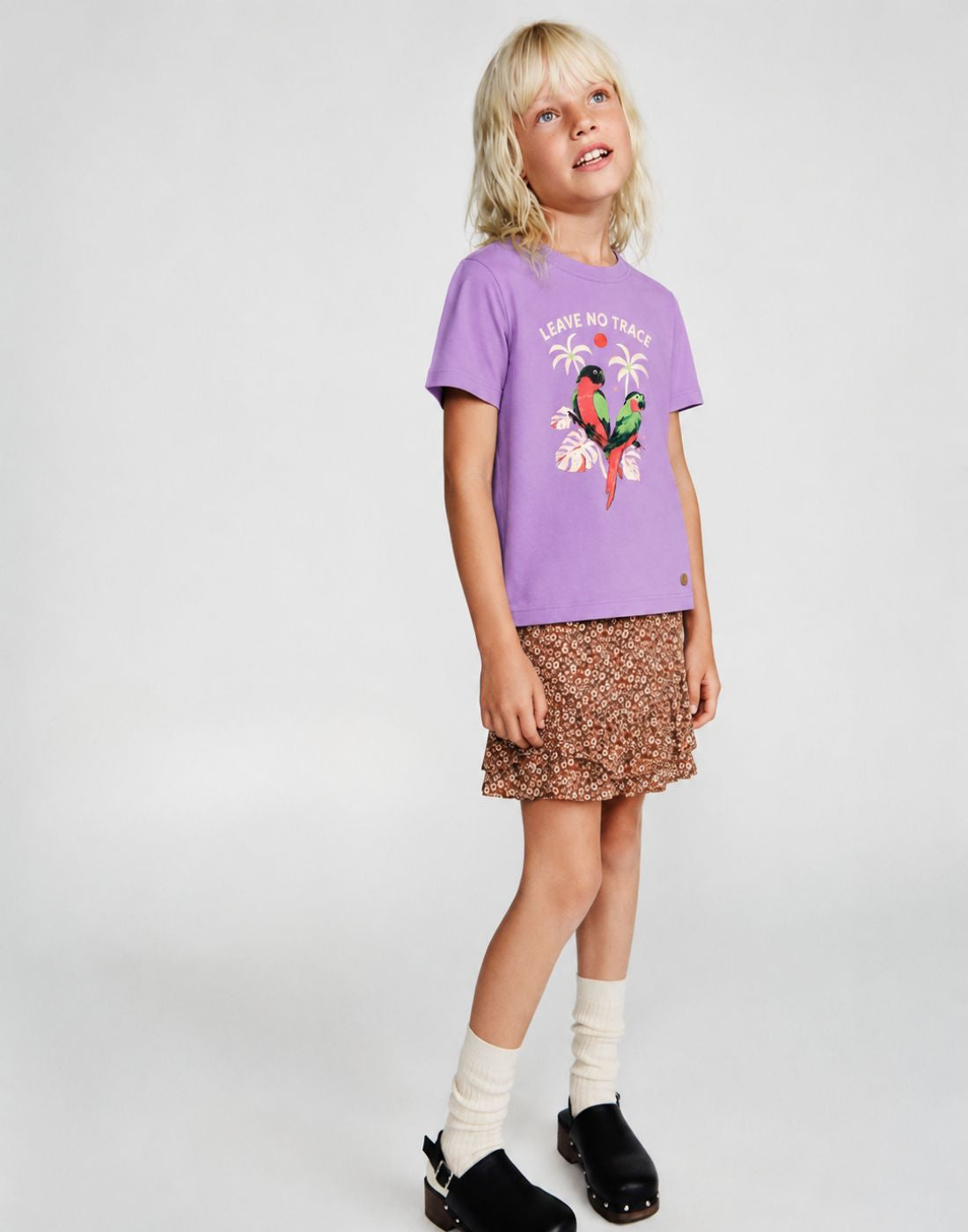 Gini and Jony Girls Purple Knits Top