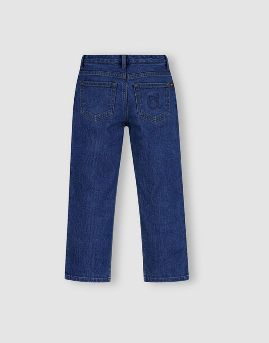 Boys Navy Blue Denim Woven JEANS
