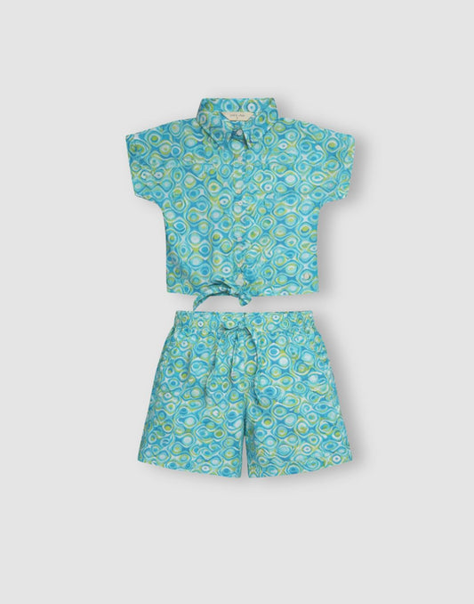 Gini and Jony Girls Blue Co-Ordinate
