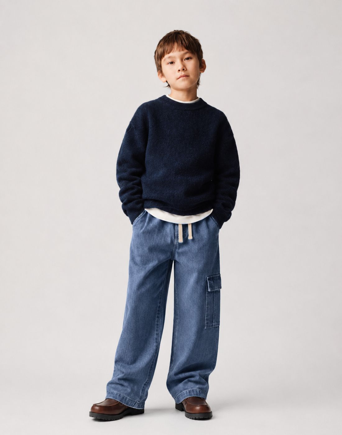 Gini and Jony Boys Navy Blue Trouser