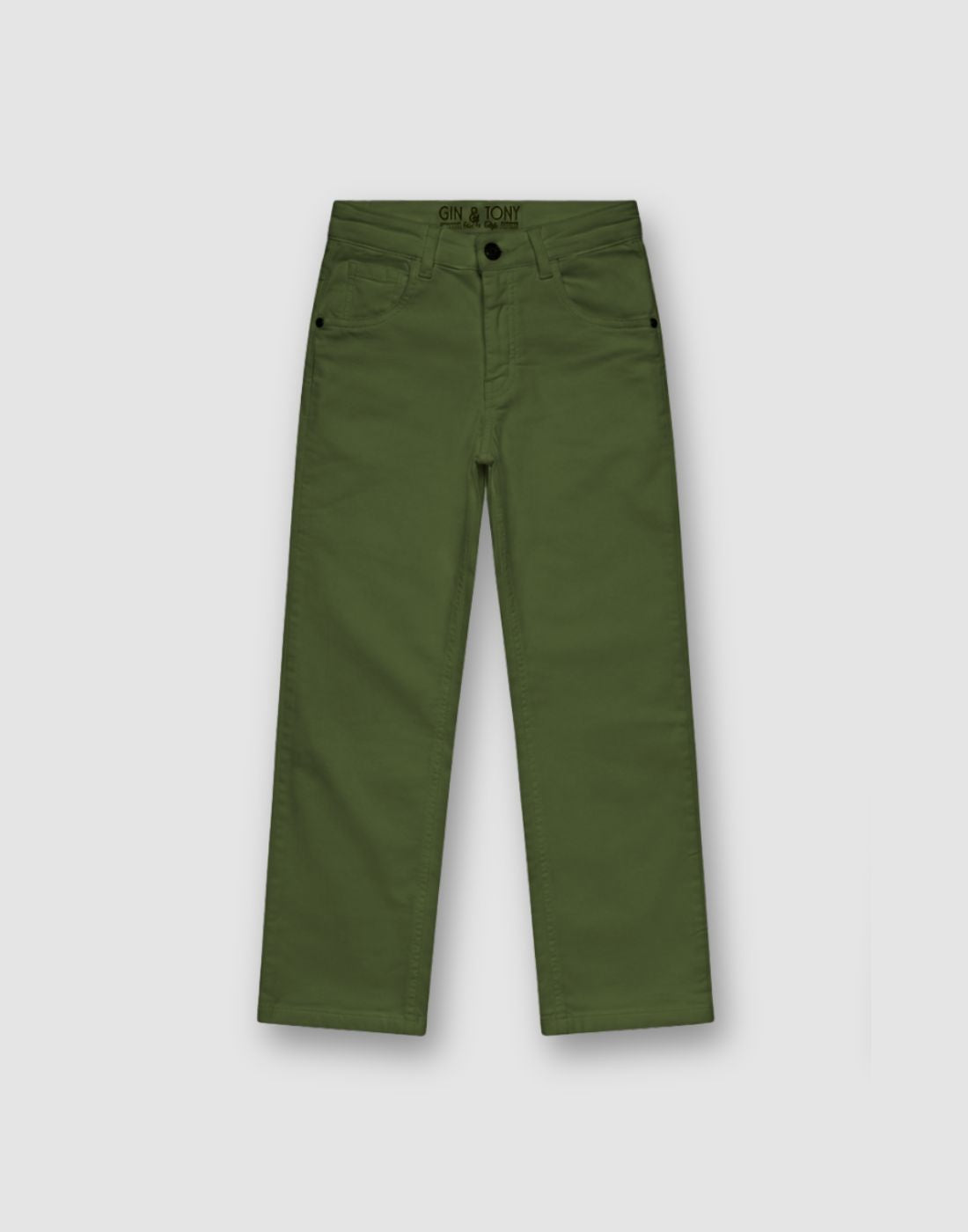 Gini and Jony Boys Olive Jeans