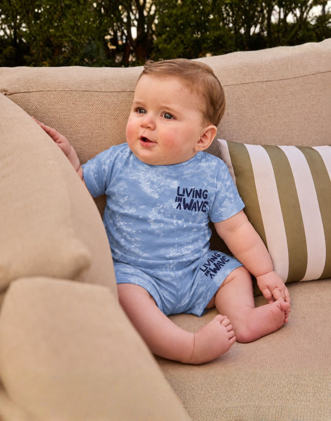 GJ Baby Boys Cotton Printed Co-Ord