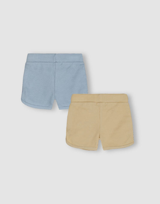GJ Baby Boys Beige Cotton Regular SHORTS