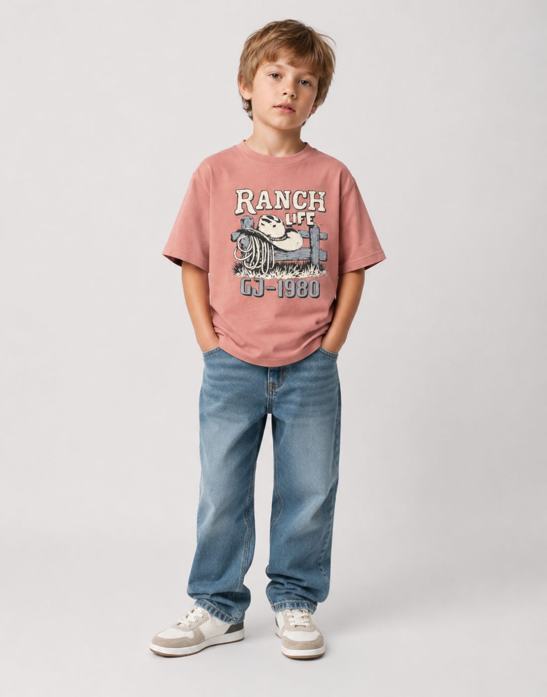 Gini and Jony Boys Pink T-Shirt
