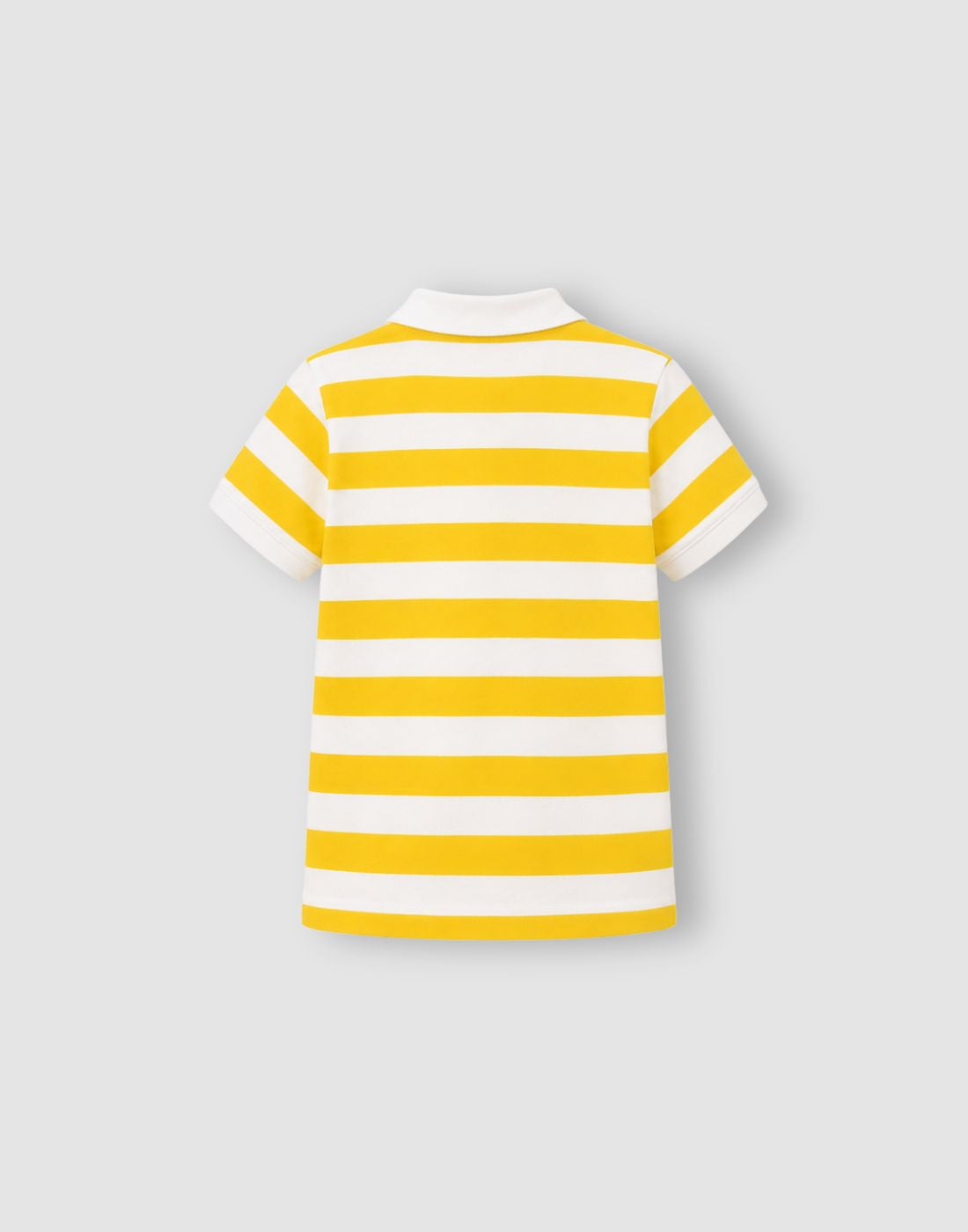 GJ Baby Boys Cotton Graphic Striped Polo T-Shirt