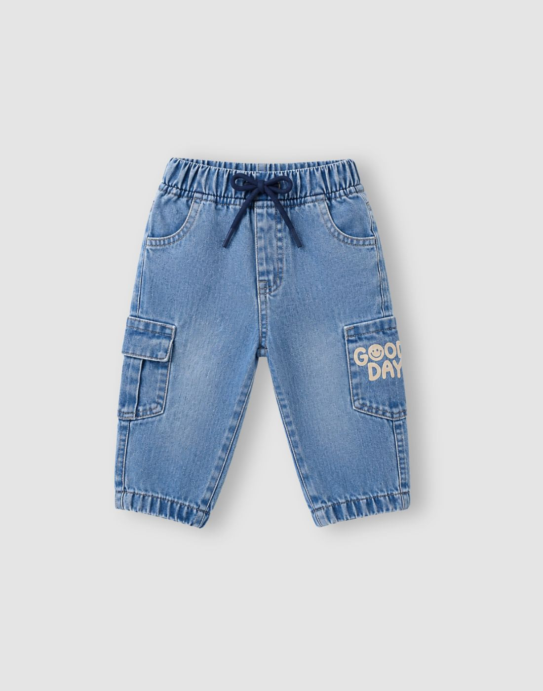 GJ Baby Blue Cotton JEANS