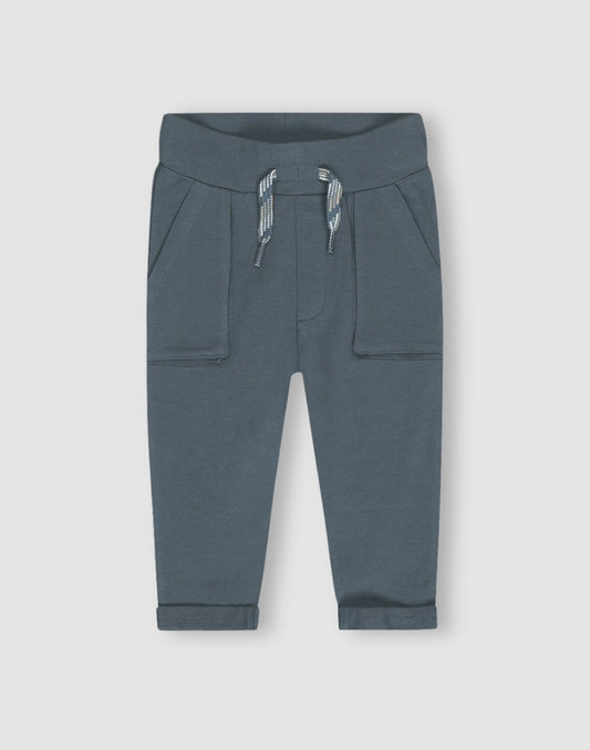 Boys Cotton Loose Fit Jogging Trousers