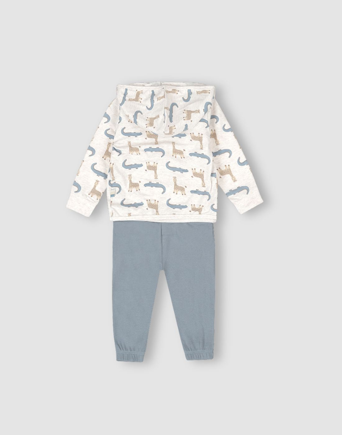 GJ Baby Boys Off white Cotton CO-ORDINATE