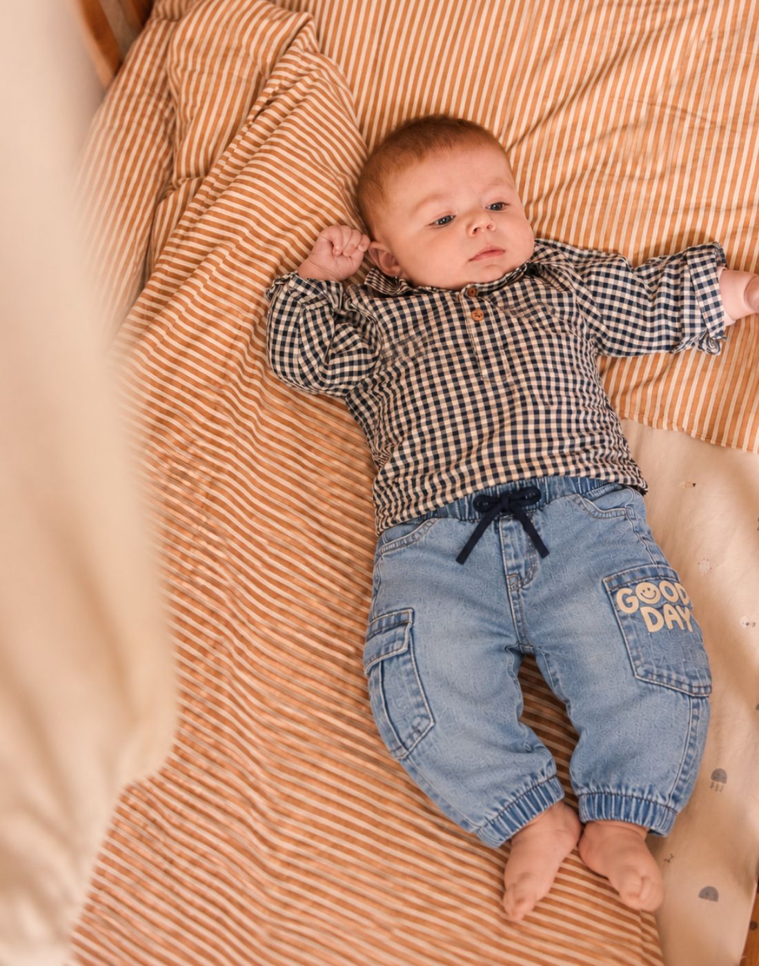 GJ Baby Blue Cotton JEANS