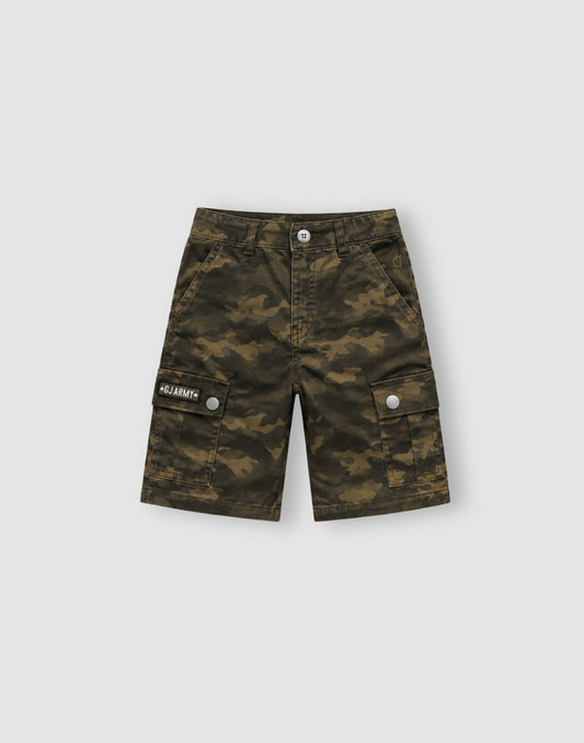 Gini and Jony Boys Olive Bermuda