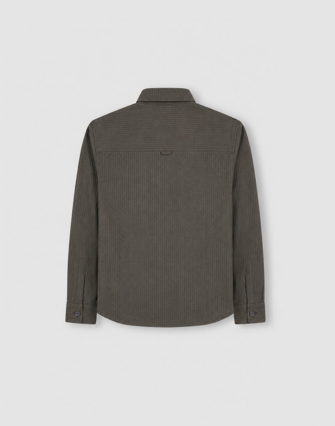 Gini and Jony Boys Dark Olive Textured Shirt Full Sleeves