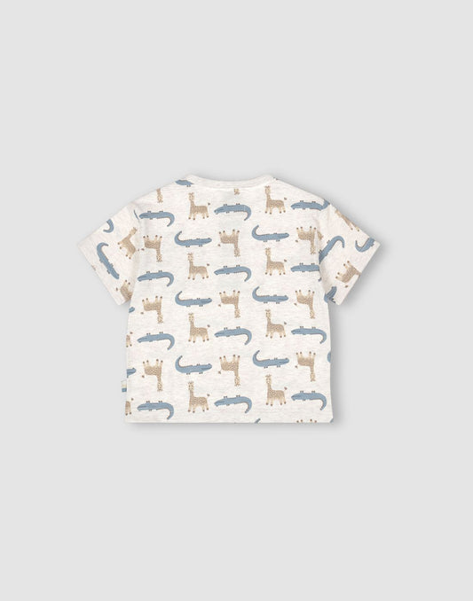 Boys Cotton Loose Fit T-Shirt