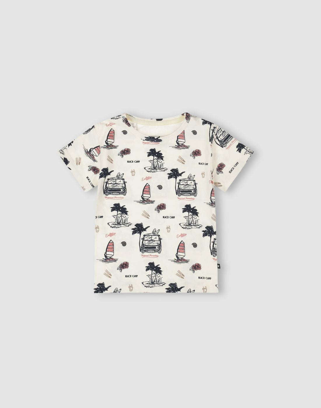 Boys Cotton Print T-Shirt