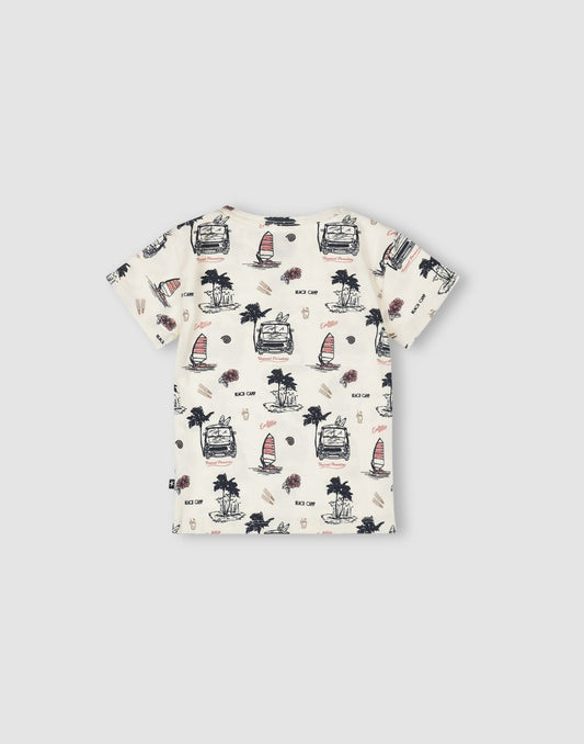 Boys Cotton Print T-Shirt