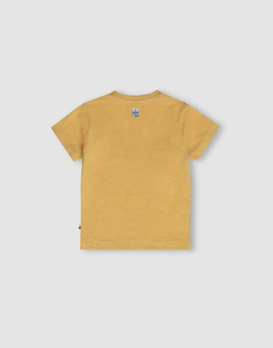 GJ Baby Boys Camel Cotton Regular T-SHIRT