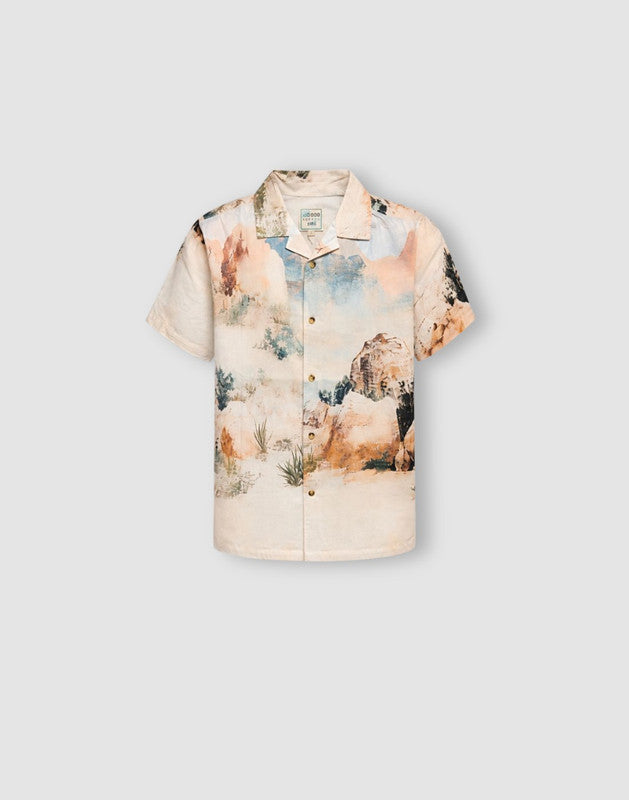 Graphic print Regular Cotton Shirt