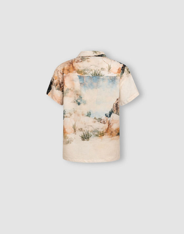 Graphic print Regular Cotton Shirt