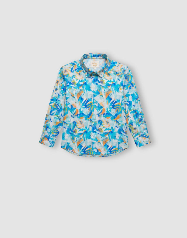 Abstract Regular Rayon Shirt