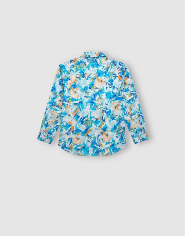 Abstract Regular Rayon Shirt
