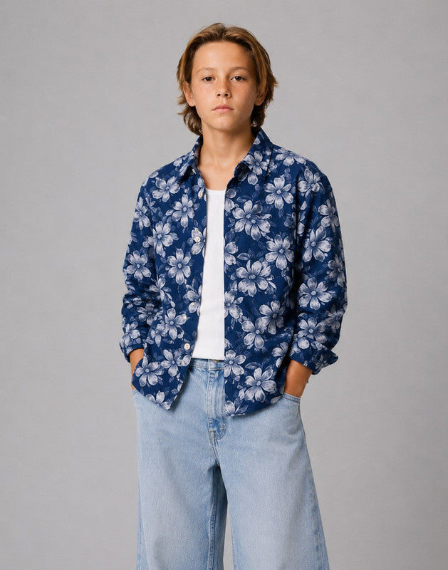 Floral Regular Cotton Shirt