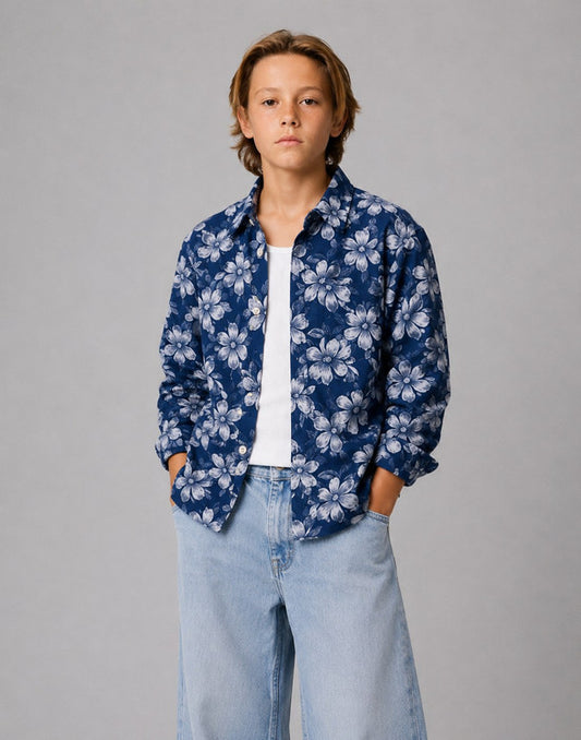 Floral Regular Cotton Shirt