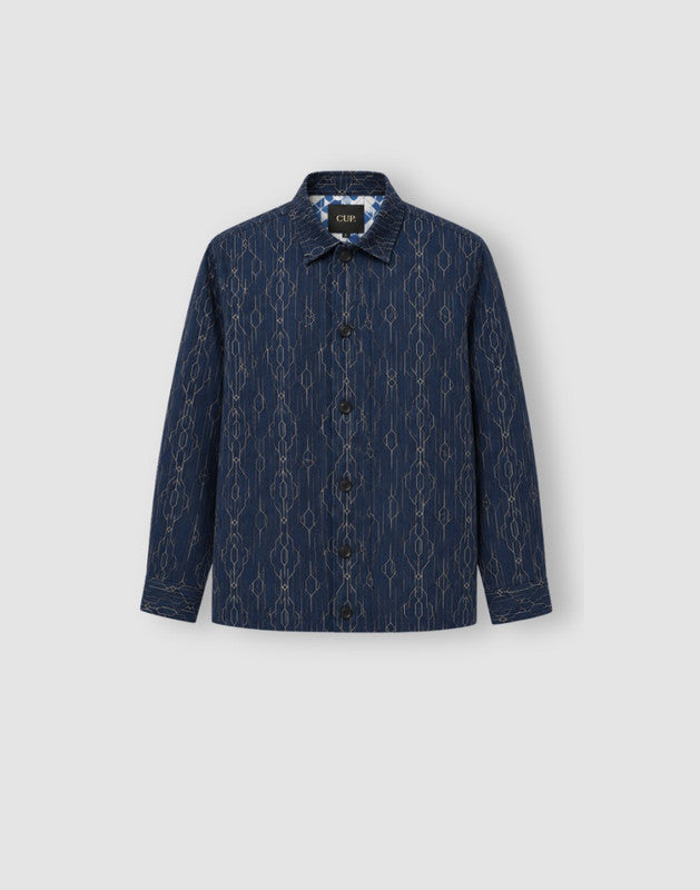 Abstract Regular Cotton Shirt
