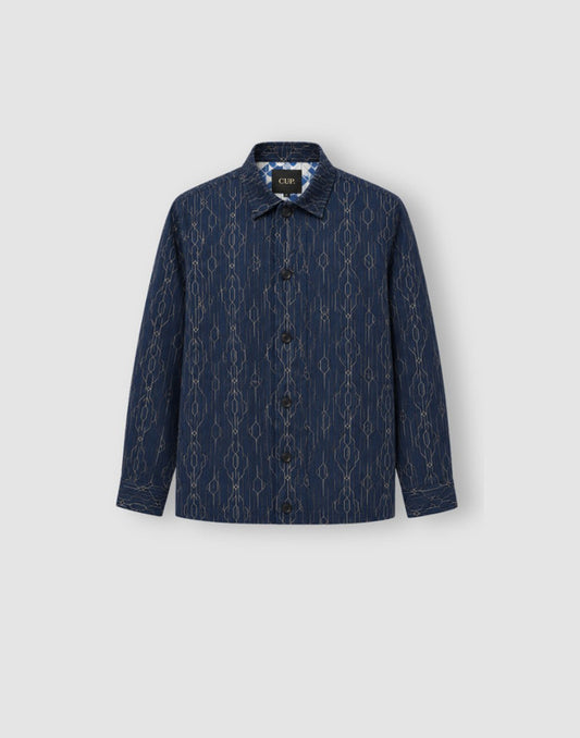 Abstract Regular Cotton Shirt