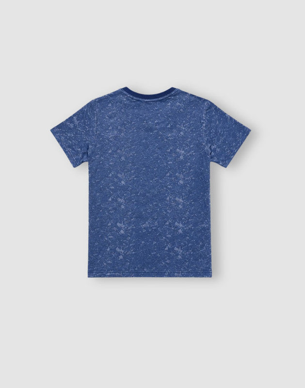 Blue Jersey T-Shirt Half Sleeves